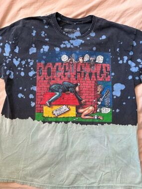 Snoop Dogg Graphic Tee in Black & Pale Green